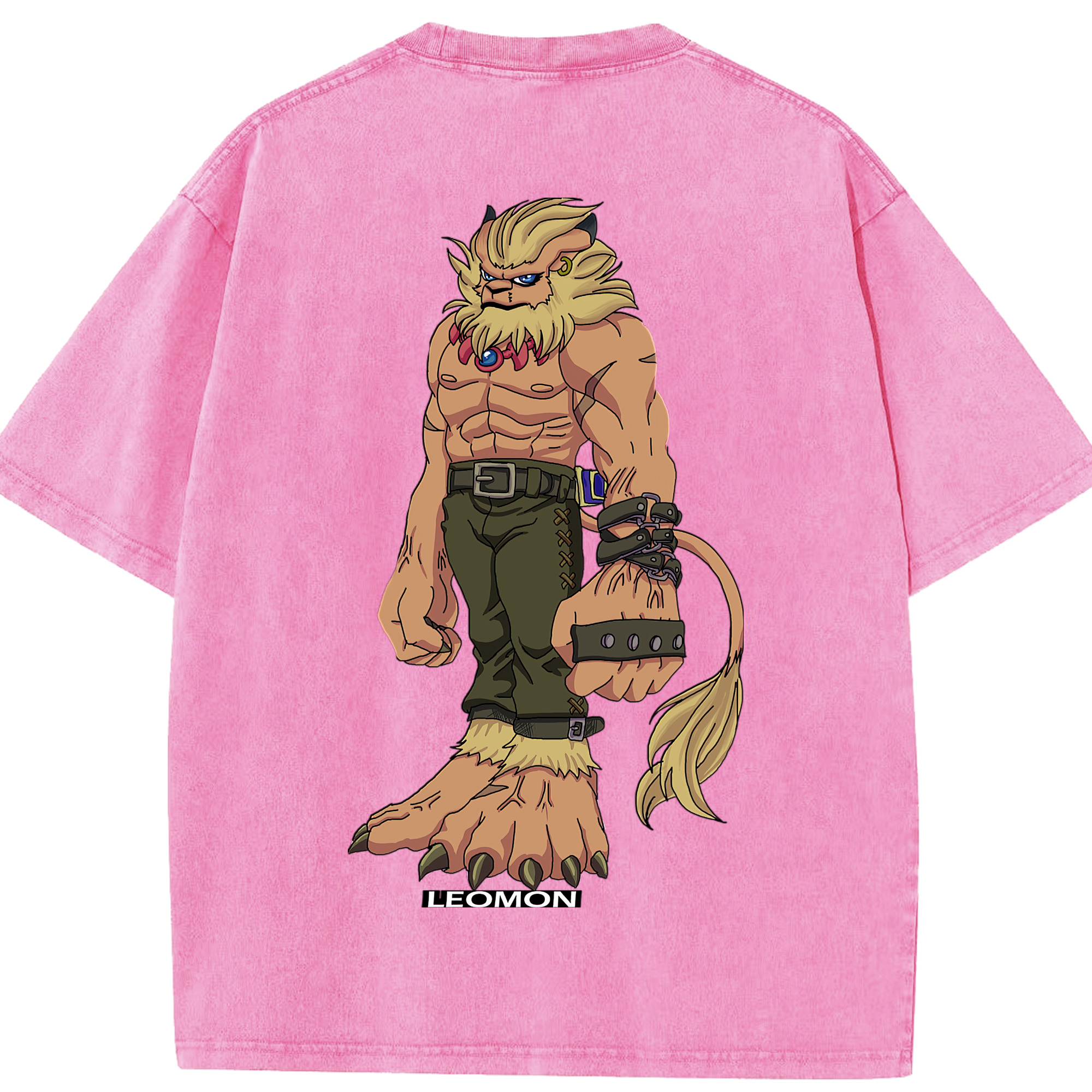 （画像用） Digimon デジタルモンスター/デジモン 綿100% ヴィンテージ風 半袖Tシャツ（背面プリント）